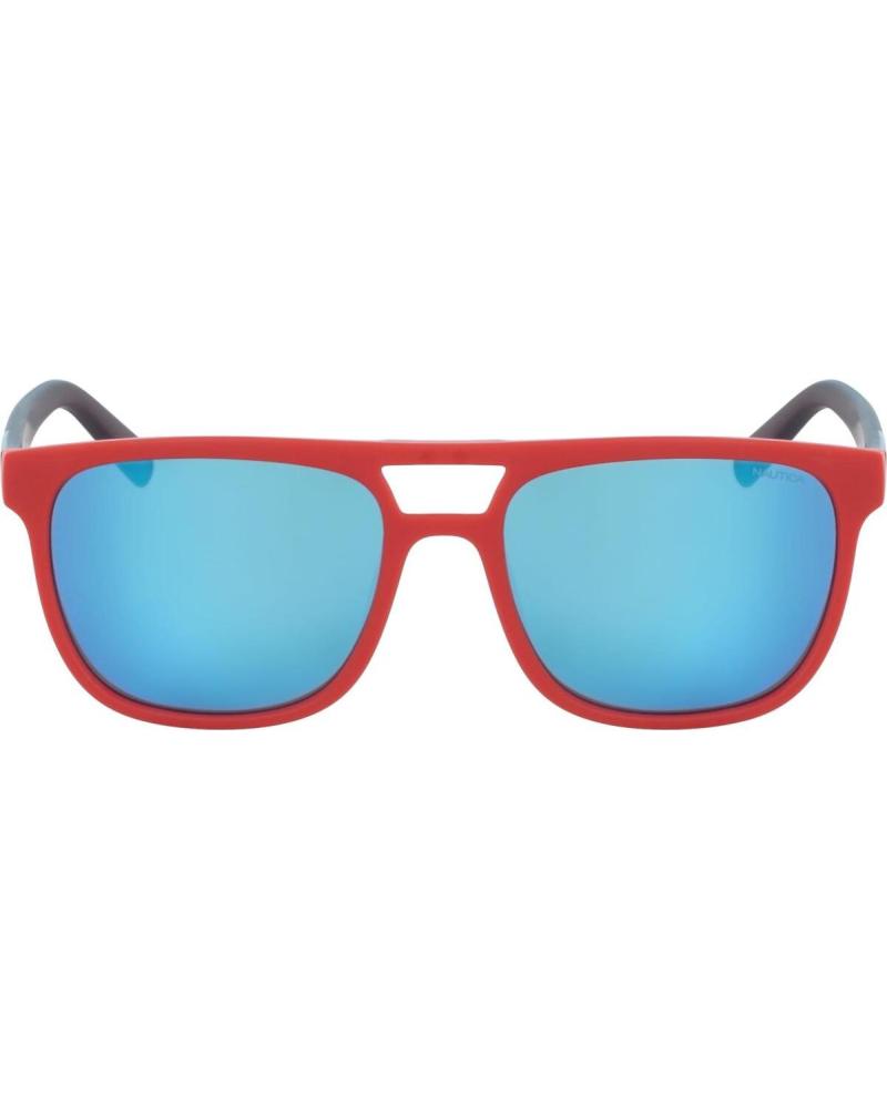 ÓCULOS DE SOL NAUTICA N3633SP-610 VERMELHOS COM LENTES AZUIS