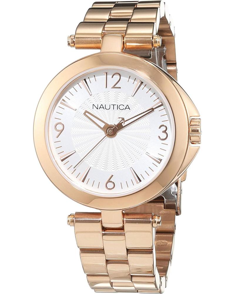 RELÓGIO NAUTICA NAD15517L FEMININO - TOM OURO ROSÉ ROSADO