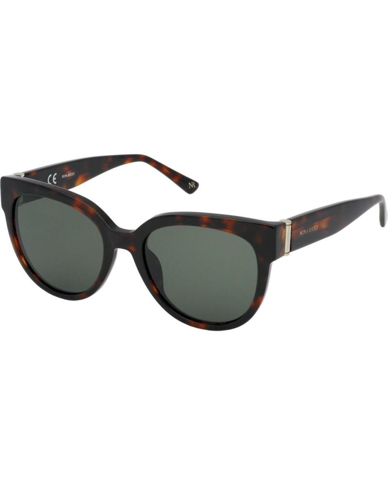 ÓCULOS DE SOL NINA RICCI SNR2615409AT HAVANA COM LENTES VERDES