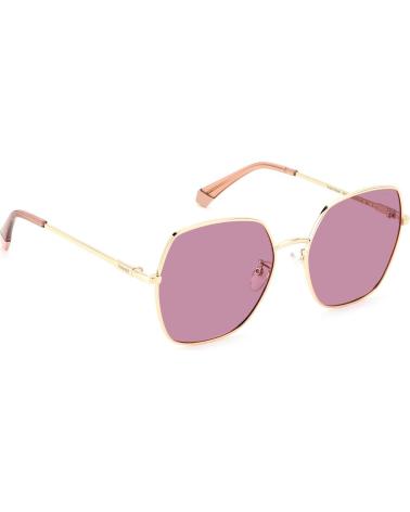 POLAROID SUNGLASSES PLD-6178-G-S-EYR-0F GOLD FRAME PINK LENSES