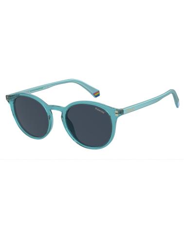 GAFAS DE SOL POLAROID PLD-6233-S-MVU REDONDAS TURQUESA