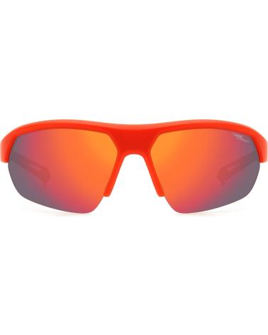 LUNETTES DE SOLEIL SPORTIVES POLAROID PLD-7048-S-0Z3G6BG ORANGE AVEC VERRES MIROIRS