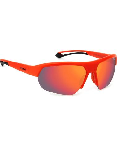 LUNETTES DE SOLEIL SPORTIVES POLAROID PLD-7048-S-0Z3G6BG ORANGE AVEC VERRES MIROIRS