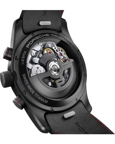 RELÓGIO PORSCHE 6013-6 PRETO COM CRONÓGRAFO NEGRO