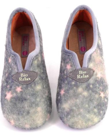 HAUSSCHUHE COSDAM MODELL 13160 - GALAKTISCHER AUFDRUCK GRAU GRIS