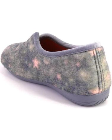 HAUSSCHUHE COSDAM MODELL 13160 - GALAKTISCHER AUFDRUCK GRAU GRIS