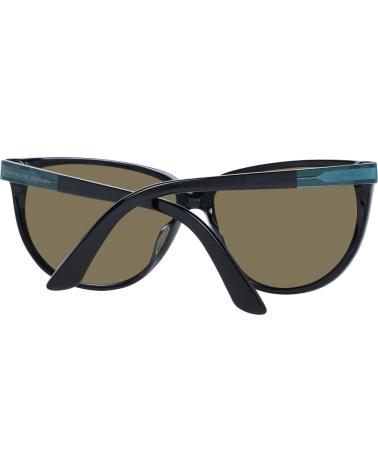 LUNETTES DE SOLEIL PORSCHE P8588-61A NOIRES AVEC VERRES MIROIR VERTS