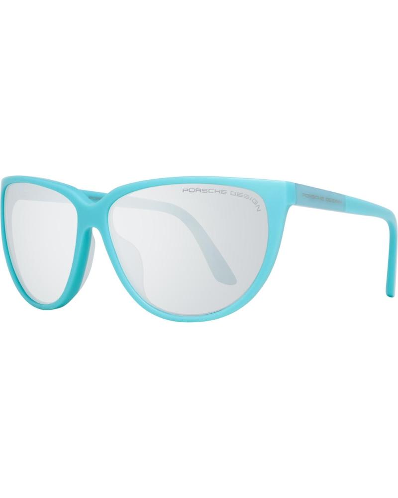 LUNETTES DE SOLEIL PORSCHE P8588-61B TURQUOISE AVEC VERRES MIROIR