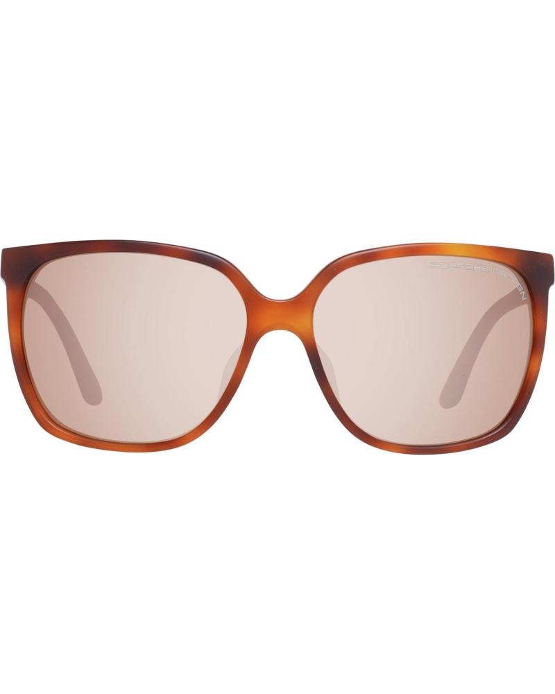 LUNETTES DE SOLEIL PORSCHE P8589-60E ÉCAILLE AVEC VERRES MARRONS