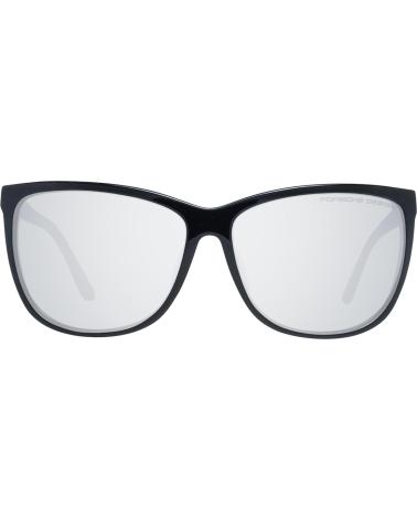 LUNETTES DE SOLEIL PORSCHE P8590-61A NOIRES AVEC DÉTAILS BLEUS ET VERRES MIROIR