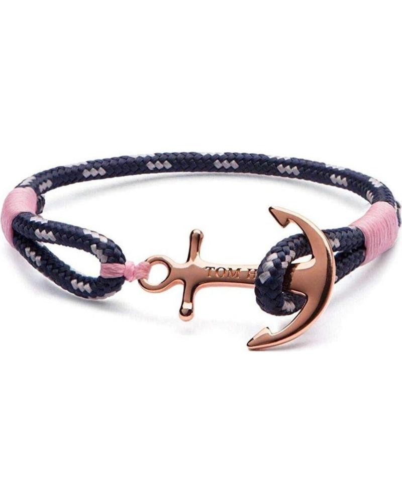 PULSEIRA TOM HOPE TM0142 COM ÂNCORA OURO ROSA