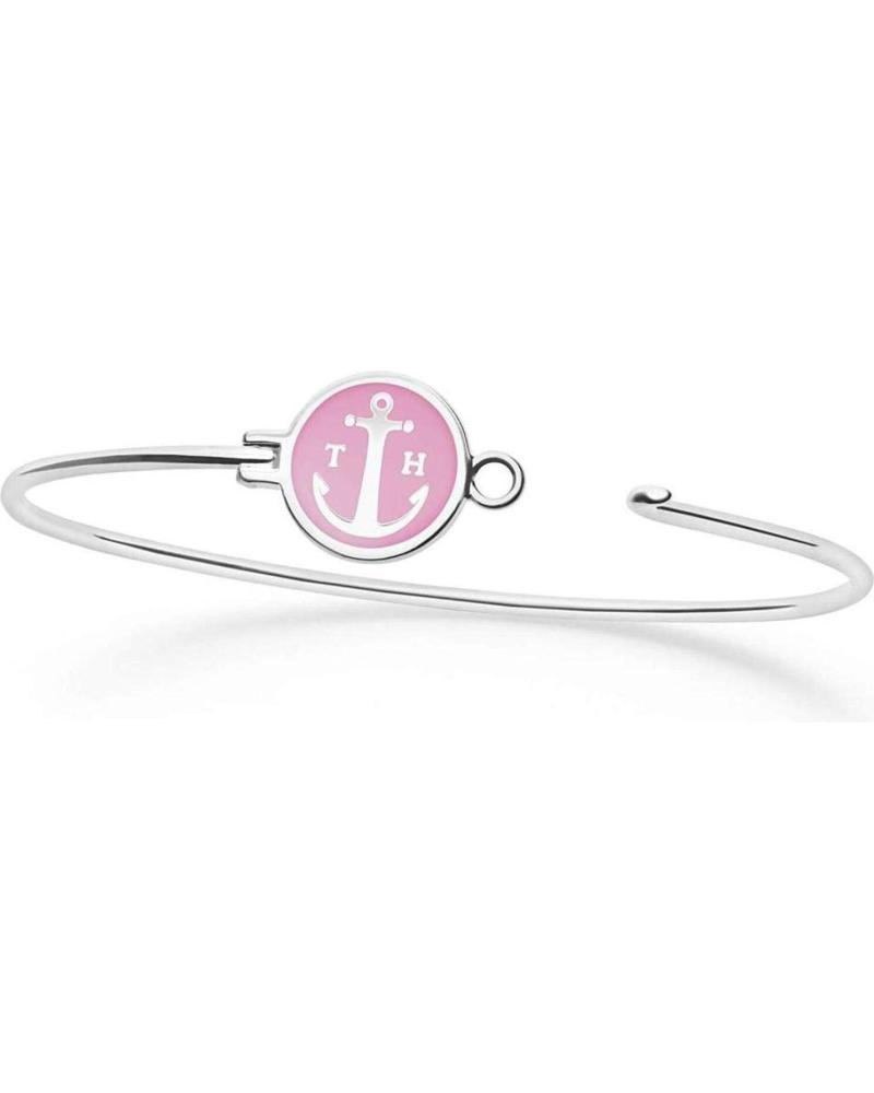 PULSEIRA RÍGIDA TOM HOPE TM0310 COM ÂNCORA ROSA