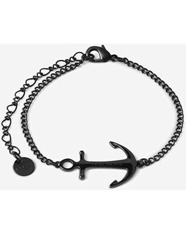 PULSEIRA TOM HOPE TM0333 ÂNCORA PRETA AÇO INOXIDÁVEL