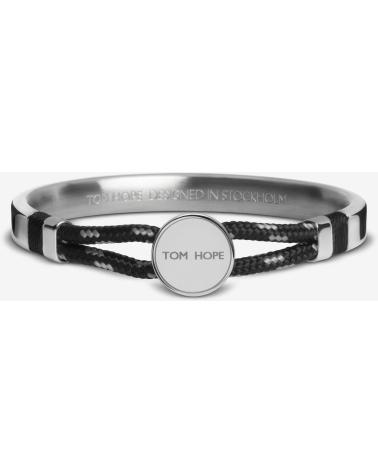 PULSEIRA TOM HOPE TM0355 EM CORDÃO PRETO E AÇO