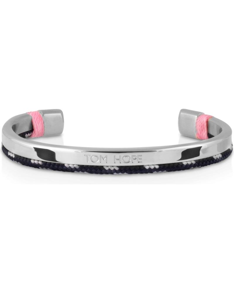 TOM HOPE ARMREIF TM0423 EDELSTAHL MIT ROSA UND SCHWARZEN DETAILS