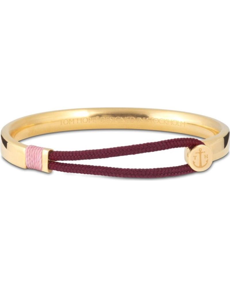 BRACELET TOM HOPE TM0465 OR ET BORDEAUX