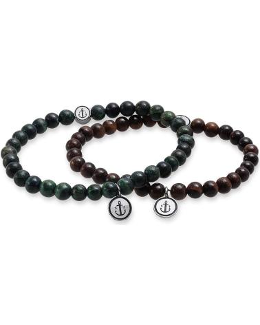 PULSEIRA TOM HOPE TM0511 COM CONTAS E DETALHES METÁLICOS