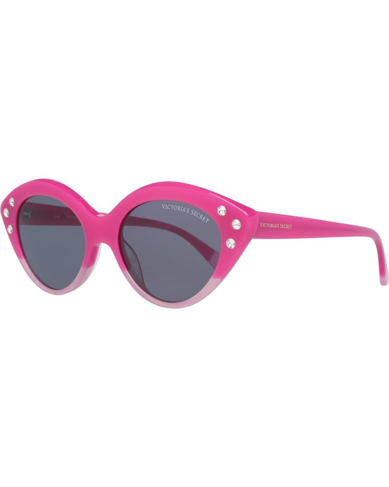 VICTORIA'S SECRET VS0009-5472C KATZENAUGEN-SONNENBRILLE IN PINK MIT STRASSDETAILS