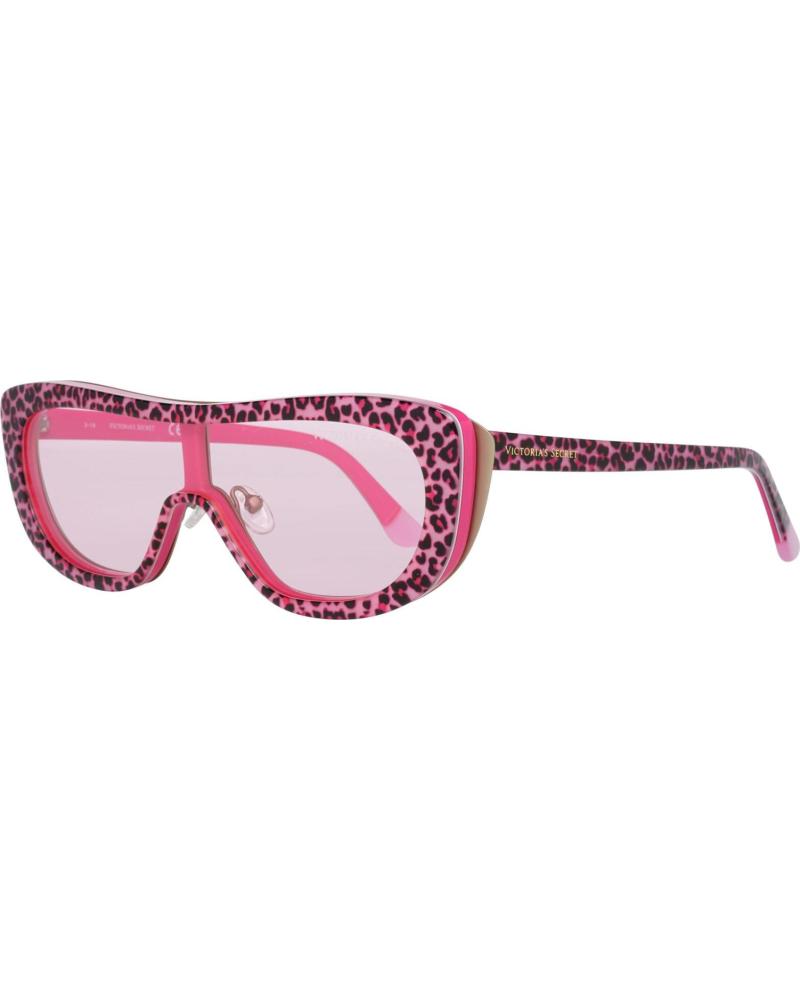 VICTORIA'S SECRET SONNENBRILLE VS0011-12877T MIT ROSA LEOPARDENMUSTER-GESTELL UND ROSA GLÄSERN