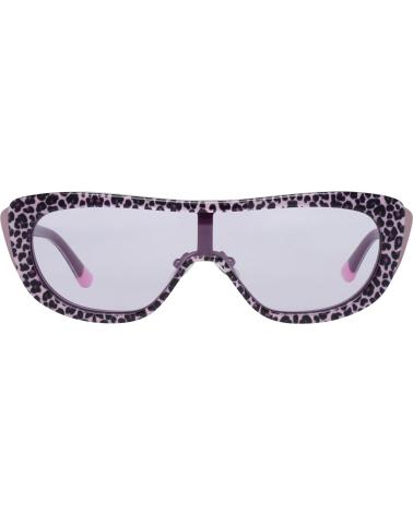 VICTORIA'S SECRET SONNENBRILLE VS0011-12892Z MIT LILA LEOPARDENMUSTER-GESTELL UND GRAUEN GLÄSERN