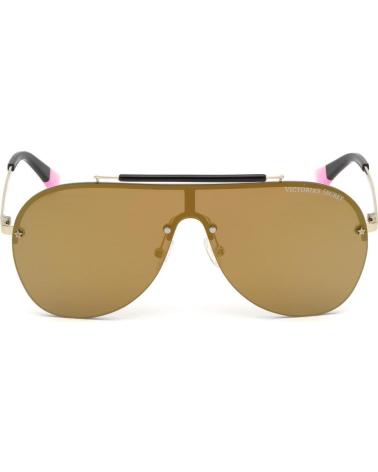 VICTORIA'S SECRET PILOTEN-SONNENBRILLE VS0012-28E MIT BRAUNEN VERSPIEGELTEN GLÄSERN