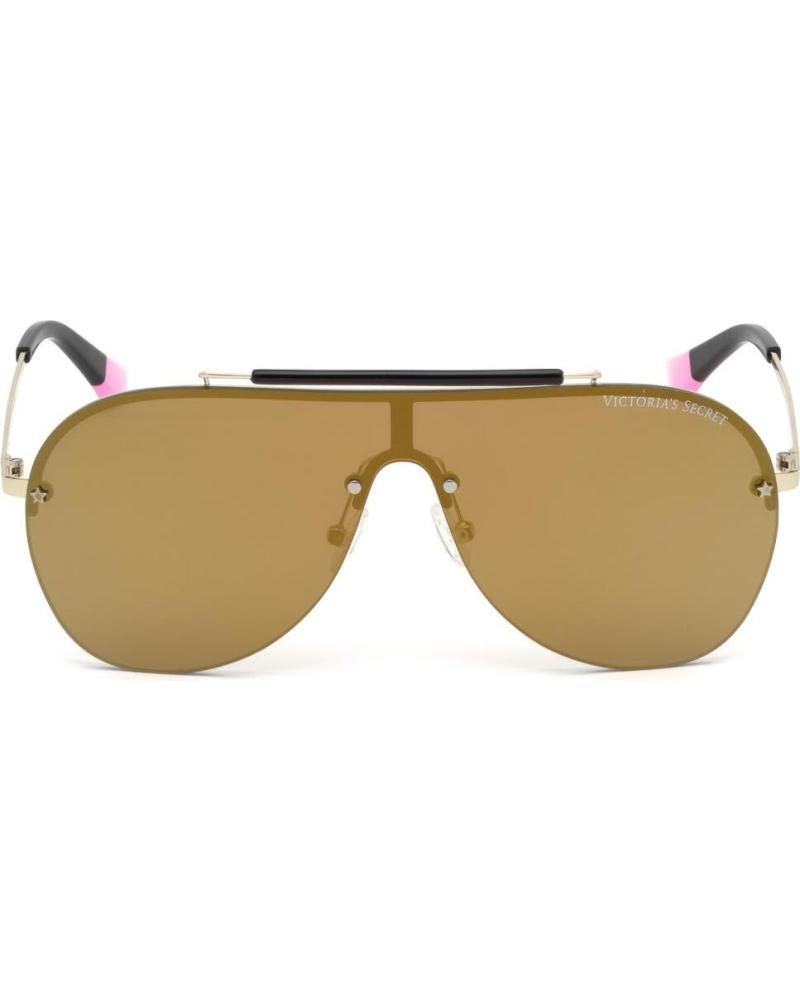 VICTORIA'S SECRET PILOTEN-SONNENBRILLE VS0012-28E MIT BRAUNEN VERSPIEGELTEN GLÄSERN