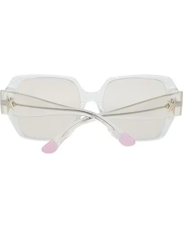 VICTORIA'S SECRET QUADRATISCHE TRANSPARENTE SONNENBRILLE VS0016-5825Z MIT ROSA GLÄSERN