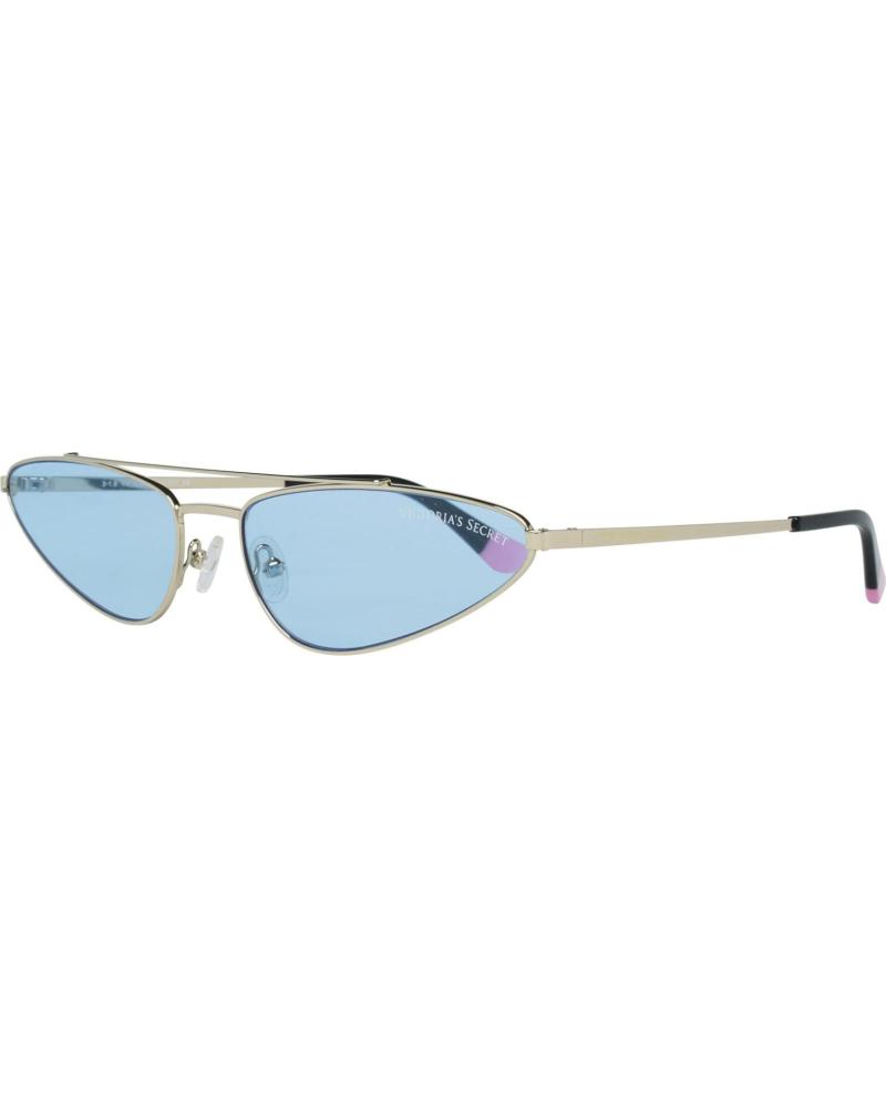 VICTORIA'S SECRET SONNENBRILLE VS0019-6628X MIT BLAUEN CAT-EYE GLÄSERN