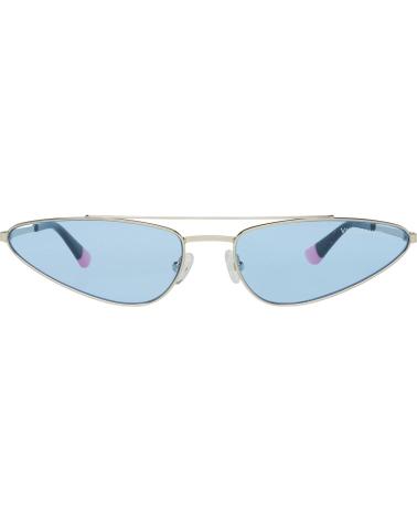 VICTORIA'S SECRET SONNENBRILLE VS0019-6628X MIT BLAUEN CAT-EYE GLÄSERN