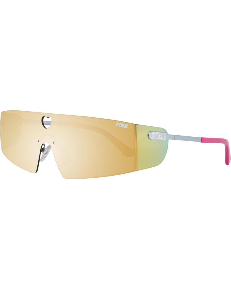 VICTORIA'S SECRET SONNENBRILLE PK0008-13416G SCHILDFORM GOLD VERSPIEGELT
