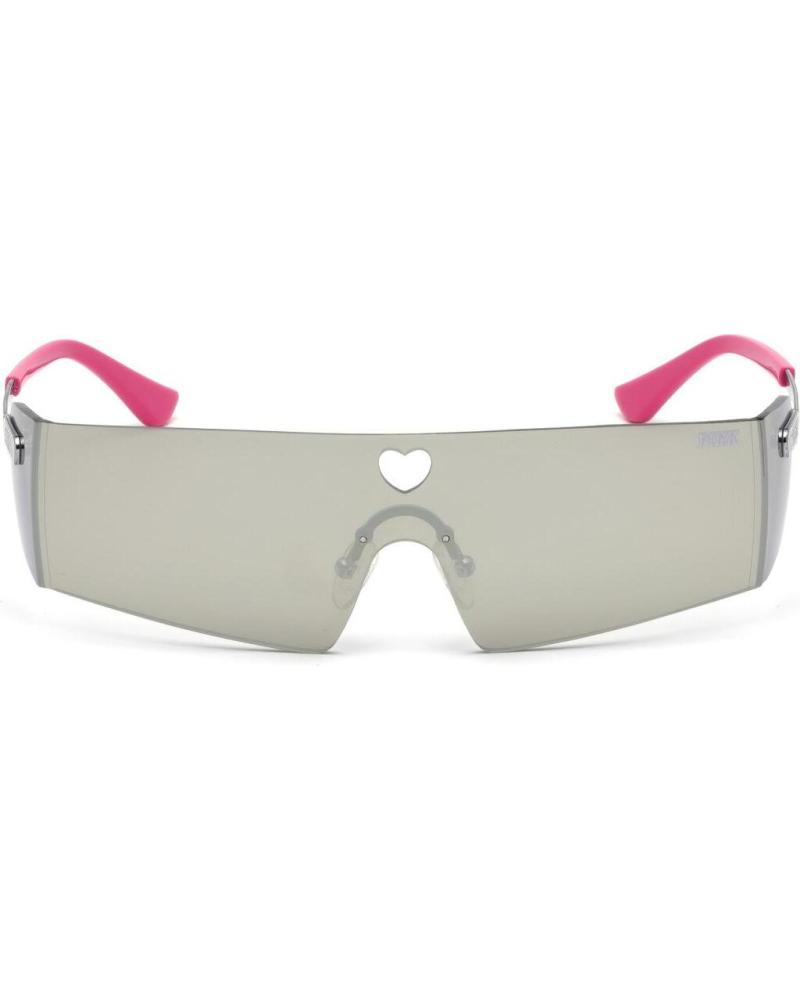 VICTORIA'S SECRET SONNENBRILLE PK0008-16C SILBERSPIEGELGLAS MIT FUCHSIABÜGELN