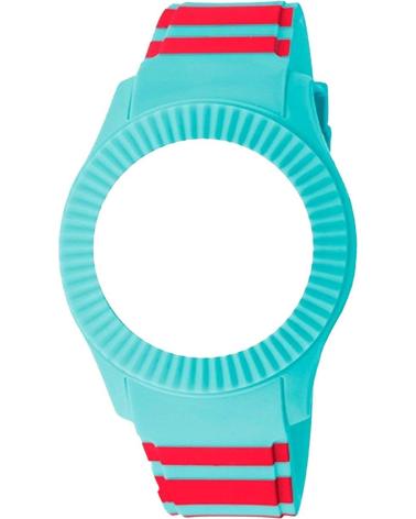 BRACELET DE MONTRE WATXANDCO COWA3089 TURQUOISE ET ROUGE TURQUESA ROJO