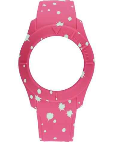 CORREA DE RELOJ WATXANDCO COWA3521 ROSA CON DISEÑO DE PUNTOS ROSA