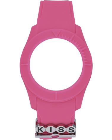 CORREA DE RELOJ WATXANDCO COWA3529 ROSA CON DETALLE 'KISS' ROSA
