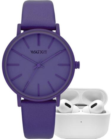 OROLOGIO WATXANDCO RELOJ1338 LILLA CON AURICOLARI WIRELESS LILA