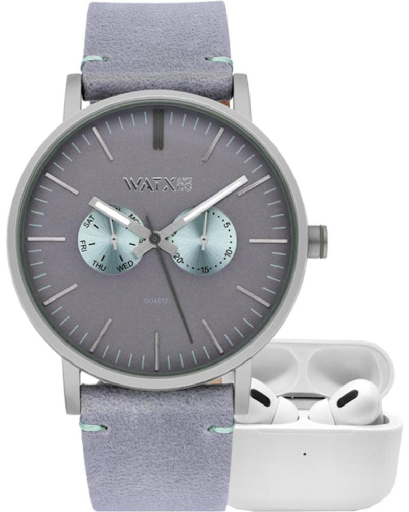 WATXANDCO ARMBANDUHR 1444 MIT GRAUEM ARMBAND GRIS