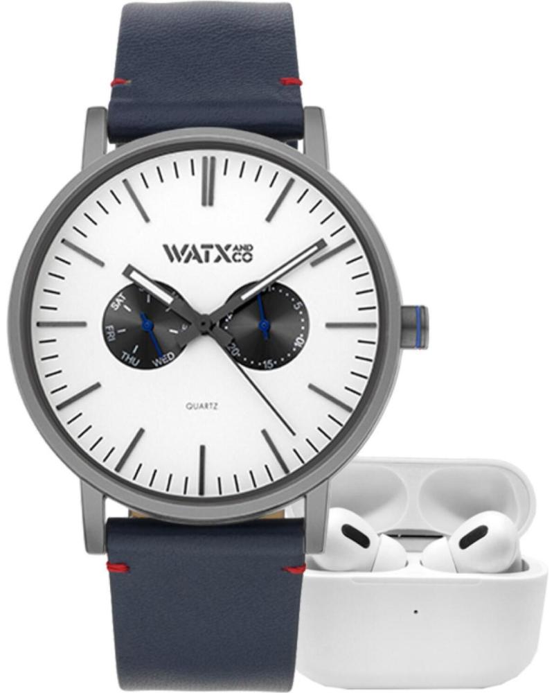 WATXANDCO OROLOGIO DA POLSO RELOJ144 BLU CON AURICOLARI WIRELESS AZUL
