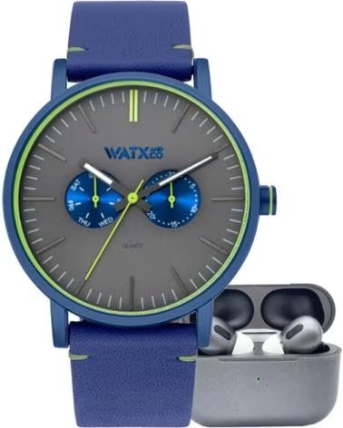 ARMBANDUHR WATXANDCO RELOJ744 BLAU AZUL