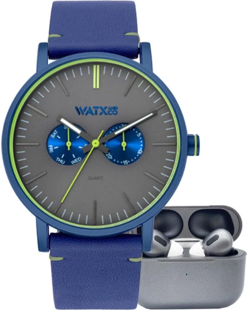 ARMBANDUHR WATXANDCO RELOJ744 BLAU AZUL