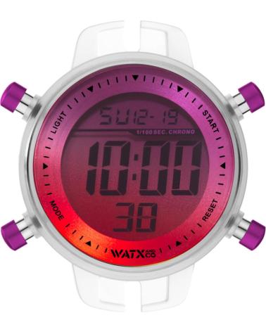 RELÓGIO DIGITAL WATXANDCO RWA1037 COM MOSTRADOR DEGRADÊ ROSA E ROXO
