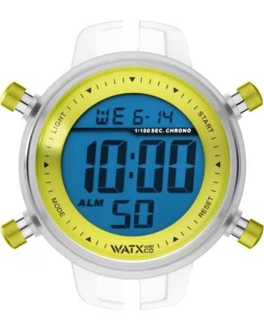 MONTRE DIGITALE WATXANDCO RWA1094 AVEC CADRAN JAUNE ET ÉCRAN BLEU