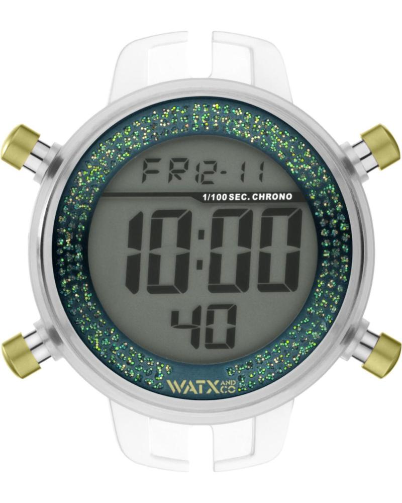MONTRE DIGITALE WATXANDCO RWA1097 AVEC LUNETTE VERTE PAILLETÉE