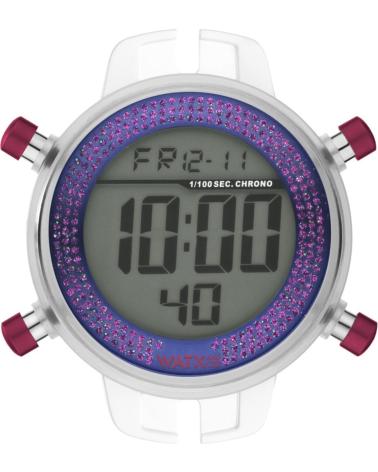 MONTRE DIGITALE WATXANDCO RWA1098 AVEC LUNETTE VIOLETTE PAILLETÉE