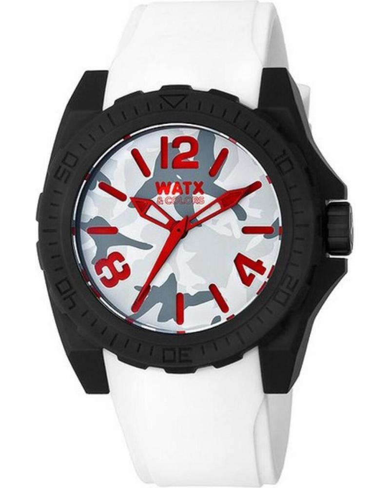 MONTRE WATXANDCO RWA1809 BLANCHE AVEC DÉTAILS CAMOUFLAGE BLANCO