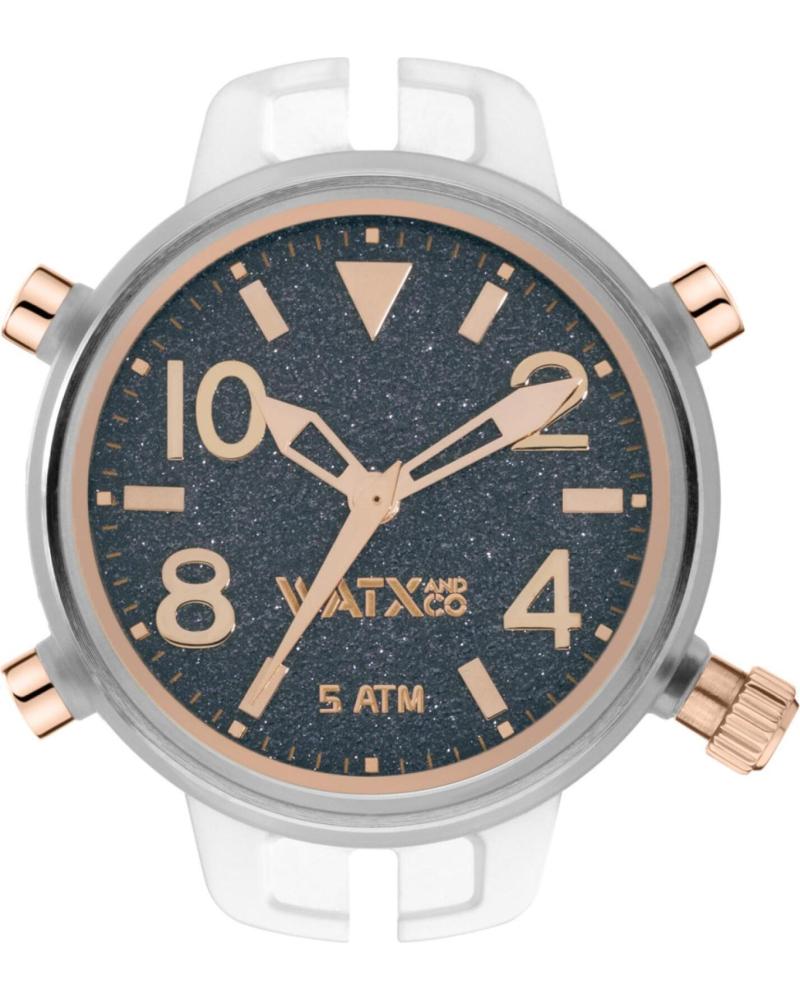 WATXANDCO RWA3082 UHRENMODUL MIT DUNKELBLAUEM TEXTURZIFFERBLATT