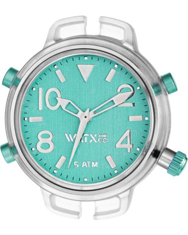 WATXANDCO RWA3540 UHRENMODUL MIT TÜRKISFARBENEM TEXTURZIFFERBLATT