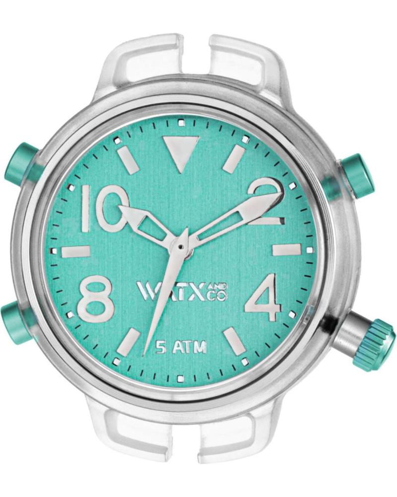 WATXANDCO RWA3540 UHRENMODUL MIT TÜRKISFARBENEM TEXTURZIFFERBLATT