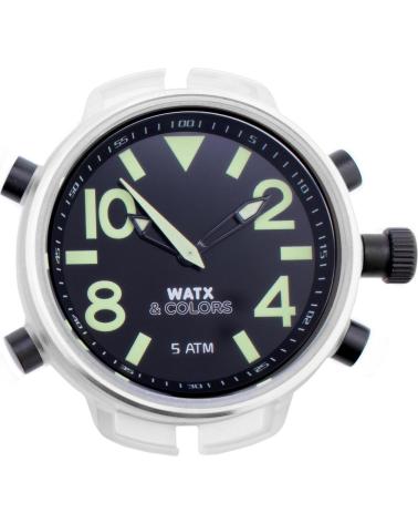 WATXANDCO RWA3704 UHR MIT LEUCHTENDEM SCHWARZEM ZIFFERBLATT