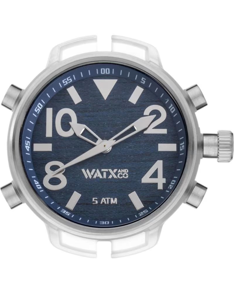 WATXANDCO RWA3736 UHR MIT BLAUEM ZIFFERBLATT