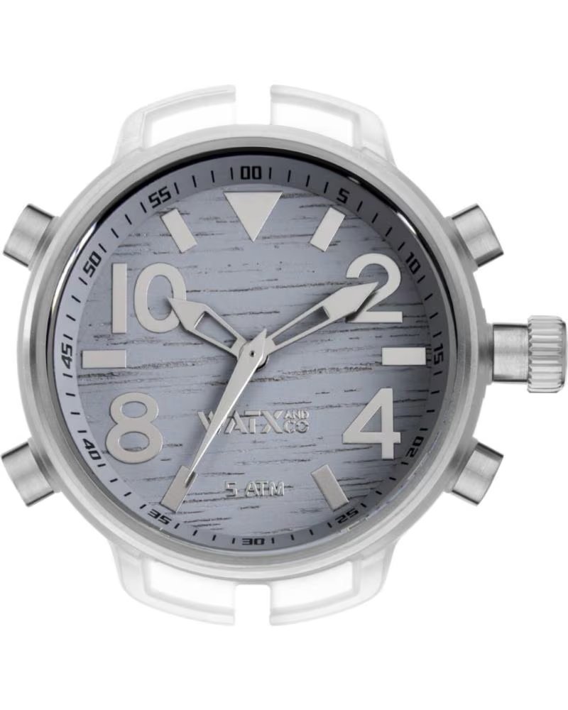 WATXANDCO RWA3737 UHR MIT GRAUEM ZIFFERBLATT